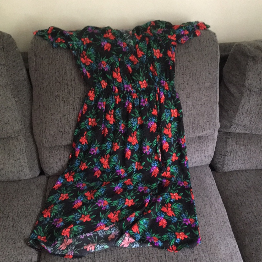 Floral print dress